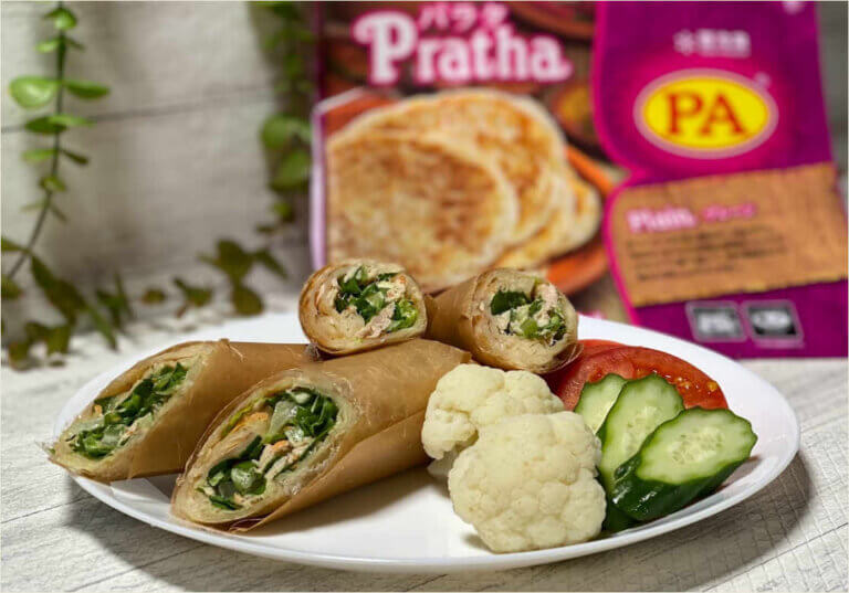 【業務スーパー】パラタ(Pratha)マレーシアのパンケーキ!?外サクサク、中もちもちでとっても美味しいです。